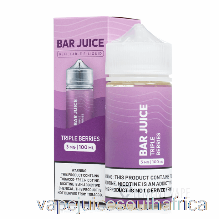 Vape Juice South Africa Triple Berries - Bar Juice - 100Ml 0Mg